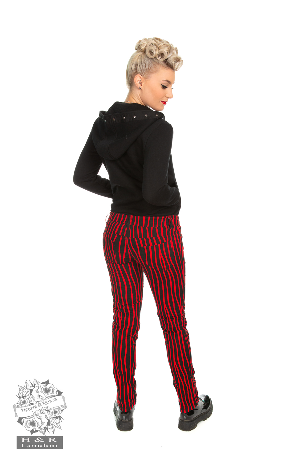 Cassie Red Stripe Trouser